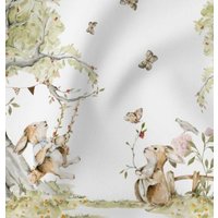 Decke Zauberwald Hase Wunschfarbe von befroggyDE