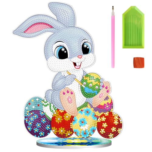 behone Diamond Painting Ostern,Kinder Diamond Painting frühling Diamond Painting Diamant 5D Malerei Kits DIY Diamant Malerei Geeignet für DIY Handgemachte Dekorative Ornamente von behone