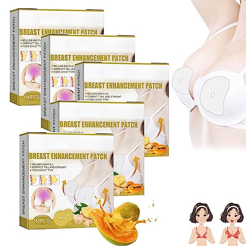 behound Browsluv Breast Enhancement Patch, Nutroup Ginger Bust Enhancement Patch, DYCECO Breast Enhancement Patch, Natural Breast Nourishing Firming Patch for Women Breast Care (5 Box) von behound