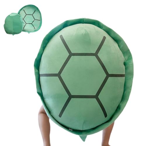 behound Snuggly Turtle Wear, Aqua Cuddles Turtle Pillow, Turtle Shell Pillows, Turtle Shell Doll Wearable Pillow for Kids Adults, Wearable Turtle Plush Toy Funny Dress Up Creative Gifts (Green,39 IN) von behound