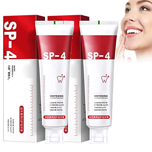 behound Yayashi Sp-4 Toothpaste, Yiliku sp-4 Toothpaste, SP-4 Brightening Toothpaste Fresh Breath Toothpaste (Red*2) von behound