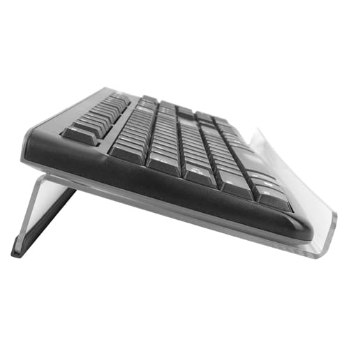 beijieaiguo Tastaturablage Tastatur Ständer Acryl Tilted PC Keyboard-Ständer Ergonomischer Tastaturhalter Mit Rutschfester Silikonabdeckung Schreibtisch Zubehör von beijieaiguo