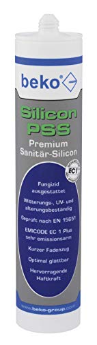 Silicon PSS Premium-Sanitär-Silicon 310 ml LICHTGRAU von beko