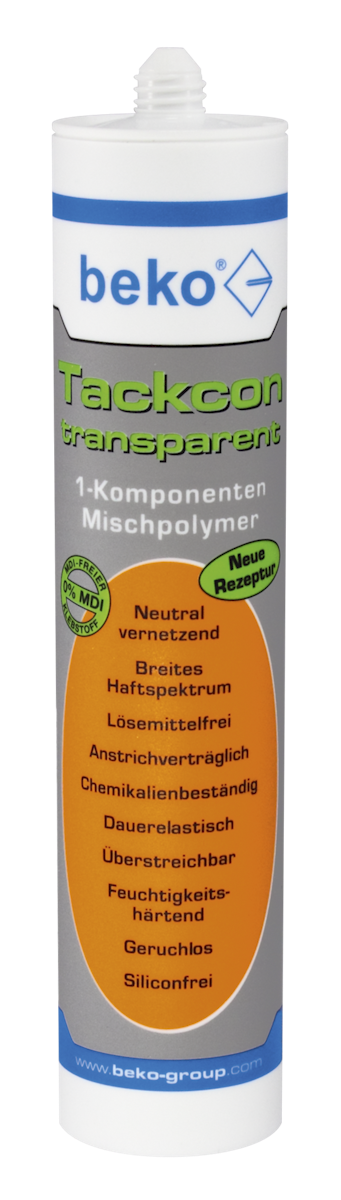 beko Tackcon Flexibler Hightec-Kleber transparent 310 ml von beko