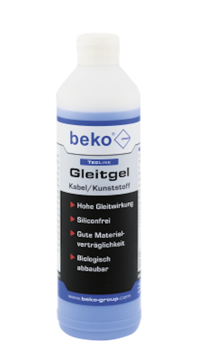 beko TecLine Gleitgel Kabel / Kunststoff, 500 ml von beko