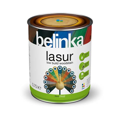 BELINKA Holzlasur Pinie - 0,75 Liter Premium Lasur - Holzanstrich - Für Innen und Außen - Lasur 13 von belinka