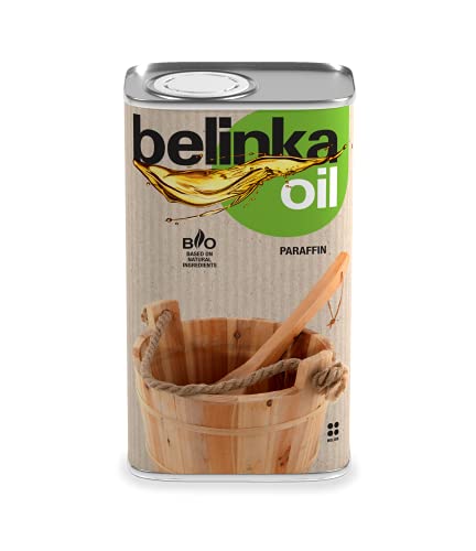 BELINKA Pflegeöl für die Sauna - 1 Liter Saunaöl - Natürliches Pflegeöl zum Schutz von Saunaholz - Schützt das Holz von belinka