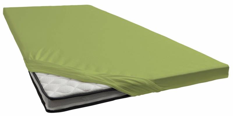bellana Spannbettlaken Jersey-Elasthan deluxe in Gr. 90x200, 140x200 oder 180x200, für Topper, Jersey-Elasthan, Gummizug: rundum, (1 Stück), aus Baumwolle, für Matratzen bis 10 cm Höhe, Bettlaken, Spannbetttuch von bellana