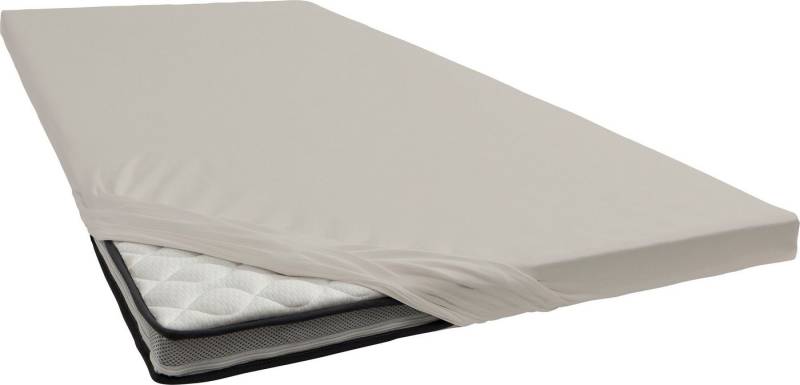 bellana Spannbettlaken Jersey-Elasthan deluxe in Gr. 90x200, 140x200 oder 180x200, für Topper, Jersey-Elasthan, Gummizug: rundum, (1 Stück), aus Baumwolle, für Matratzen bis 10 cm Höhe, Bettlaken, Spannbetttuch von bellana