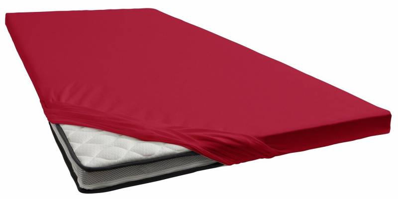 bellana Spannbettlaken Jersey-Elasthan deluxe in Gr. 90x200, 140x200 oder 180x200, für Topper, Jersey-Elasthan, Gummizug: rundum, (1 Stück), aus Baumwolle, für Matratzen bis 10 cm Höhe, Bettlaken, Spannbetttuch von bellana