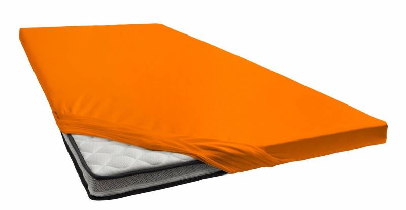 bellana Spannbettlaken Jersey-Elasthan deluxe in Gr. 90x200, 140x200 oder 180x200, für Topper, Jersey-Elasthan, Gummizug: rundum, (1 Stück), aus Baumwolle, für Matratzen bis 10 cm Höhe, Bettlaken, Spannbetttuch von bellana