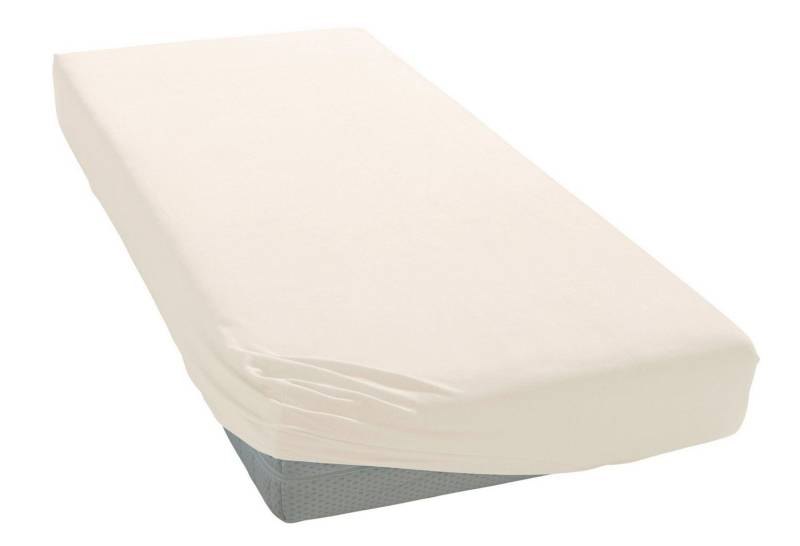 bellana Spannbettlaken Jersey Zwirn-Elasthan, Jersey-Elasthan, Gummizug: rundum, (1 Stück), für Topper bis 10 cm Höhe von bellana