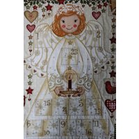 Adventskalender Weihnachten Engel, Weihnachtsdekoration, Feiertagsdekor, Wandbehang, Creme-Gold-Weihnachten, Baby-Weihnachten Adventskalender Weihnachten Engel, Weihnachtsdekoration, Feiertagsdekor, Wandbehang, Creme-Gold-Weihnachten, Baby-Weihnachten von bellazahn