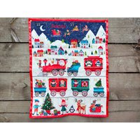 Weihnachtlicher Adventskalender Nikolaus Zug von bellazahn