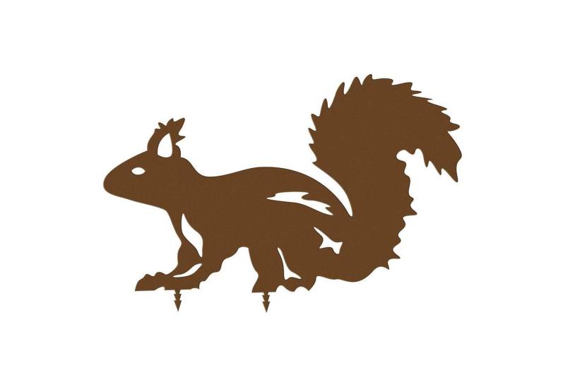 bellissa Haas GmbH Gartenstecker Rost Gartendeko Garten Stecker Rostdeko Baumstecker Roststecker (1-St) Edelrost Eichhörnchen Corten-stahl 30 x 20 x 0,15 cm von bellissa Haas GmbH