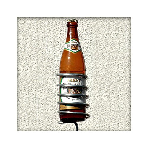 2er Set - Bellissa Bierflaschen-halter – innovativer Getränkehalter Ständer - Halterung für die Bier-Flasche von bellissa