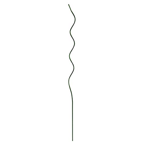 bellissa 10 Stück Hochwertige Pflanzspiralen - Pflanzen-Stangen und Spiral-Stäbe für das Ranken im Garten grün Höhe: 75 cm - Ø 5 mm von bellissa