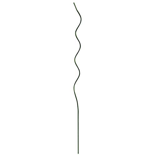 bellissa 3 Stück Hochwertige Pflanzspiralen - Pflanzen-Stangen und Spiral-Stäbe für das Ranken im Garten grün Höhe: 110 cm - Ø 5 mm von bellissa