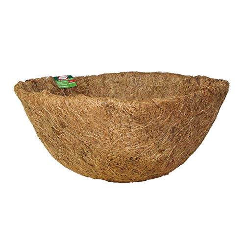 bellissa 5 Stück Kokoseinsatz – 97731 – als Ersatz für Hanging Basket Hängeampel/Blumenampel – Blumentopf – zum bepflanzen außen & innen Ø30 cm von bellissa