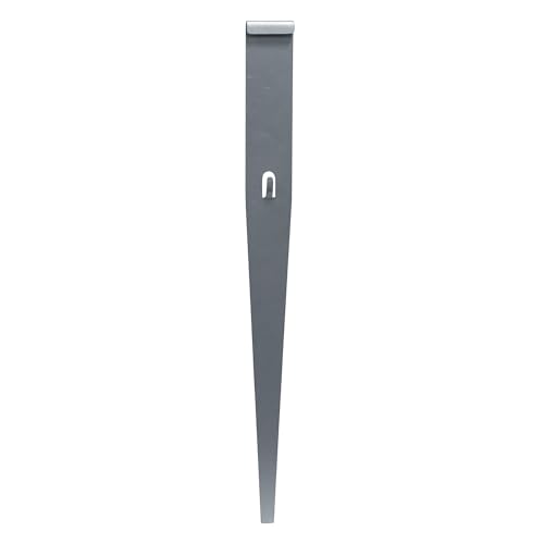 bellissa - Bodenanker-Fixierung für Rasenkanten Zinkstahl Höhe 13cm 10er Set - Robuster Erdanker für zusätzliche Stabilisierung von Beetabgrenzungen & -einfassungen - Erdspieß für Beetbegrenzung von bellissa