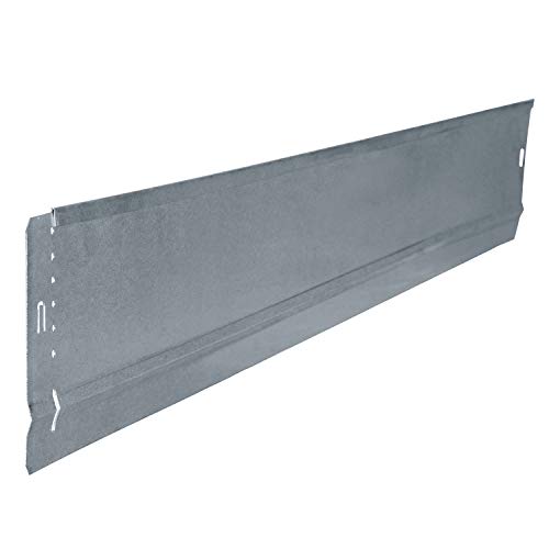 bellissa Rasenkante Basic im 2er Set - 7030 - Stahlblech feuerverzinkt, silberfarbig - aus Metall - 100 x 10 cm, Nutzlänge 4,85 m - Mit patentierter Verbindungstechnik bellissa Rasenkante Basic im 2er Set - 7030 - Stahlblech feuerverzinkt, silberfarbig - aus Metall - 100 x 10 cm, Nutzlänge 4,85 m - Mit patentierter Verbindungstechnik von bellissa