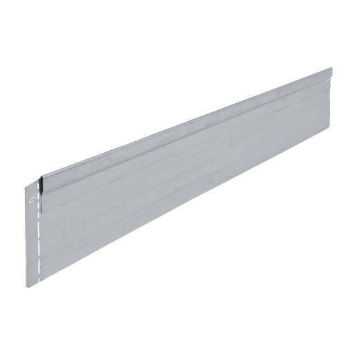 bellissa Rasenkante NT aus Metall - 99721 - Stahlblech feuerverzinkt und verwindungssteif, silberfarbig - 118 x 20 cm, Nutzlänge 1,15 m - Mit patentierter Verbindungstechnik von bellissa