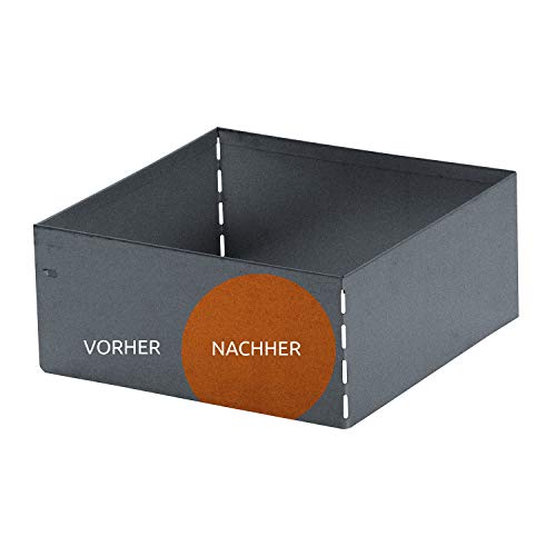 bellissa Rasenkante Square Corten, quadratisch 30x30 cm, H13 cm von bellissa