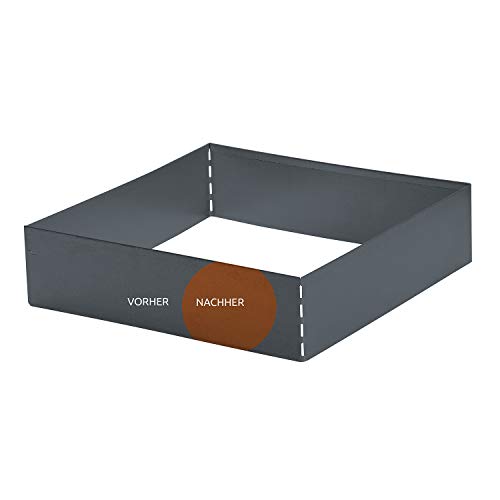 bellissa Rasenkante Square Corten, quadratisch 50x50 cm, H13 cm von bellissa