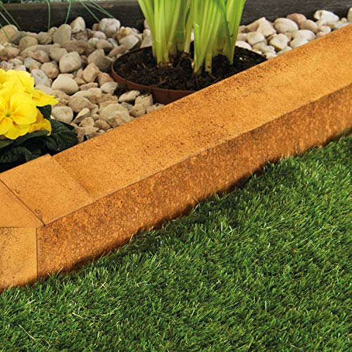 bellissa Schneckenblech corten Variante, Schneckenblech 24-teiliges Set, 20x Schneckenblech + 4X Ecke bellissa Schneckenblech corten Variante, Schneckenblech 24-teiliges Set, 20x Schneckenblech + 4X Ecke von bellissa