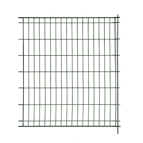 bellissa Teichschutz-Zaun - 7510 - Dekorativer Zierzaun für Abgrenzungen im Garten - 76 x 80 cm, grün - 3er Set von bellissa