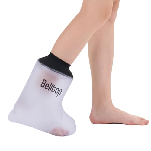 Gipsschutz wasserdicht Bein/Fuß. Bein Duschschutz wiederverwendbar. Wasserschutz für Gipsknöchel (Baden/Dusche). Wasserdichter Gipsverband. Wiederverwendbarer Gips und Verbandschutz- Erwachsen von belltop