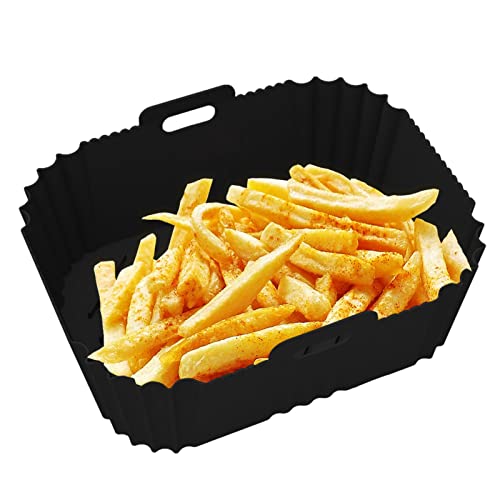 Silikonhülle für Airfryer - Wiederverwendbare quadratische Luftfritteuse Abdeckungen - Sicheres Futter für Luftfritteuse aus lebensmittelechtem Silikon für Fritteuse Bellv Silikonhülle für Airfryer - Wiederverwendbare quadratische Luftfritteuse Abdeckungen - Sicheres Futter für Luftfritteuse aus lebensmittelechtem Silikon für Fritteuse Bellv von bellv
