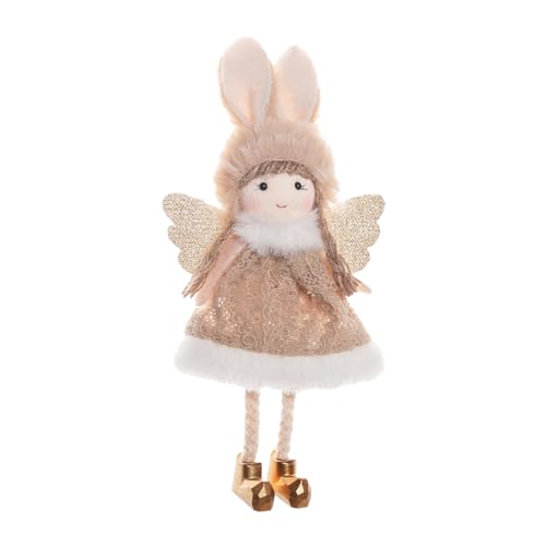 Weihnachtsengel Ornament,Figur nanhänger Plüsch Engel | Dekorative niedliche Weihnachtsengel-Verzierungsdekoration für Geburtstags-Neujahr Bellv Weihnachtsengel Ornament,Figur nanhänger Plüsch Engel | Dekorative niedliche Weihnachtsengel-Verzierungsdekoration für Geburtstags-Neujahr Bellv von bellv