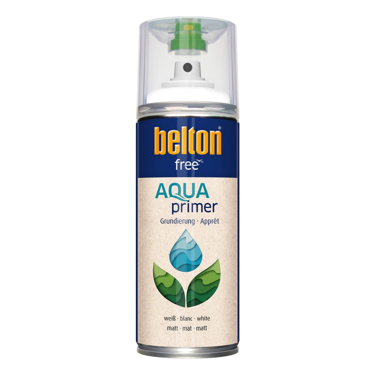 Belton Free AQUAprimer Grundierung Weiß matt 400 ml von belton