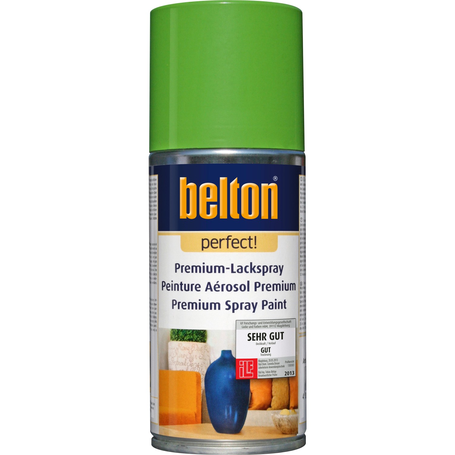 Belton Perfect Premium-Lackspray Hellgrün seidenmatt 150 ml von belton