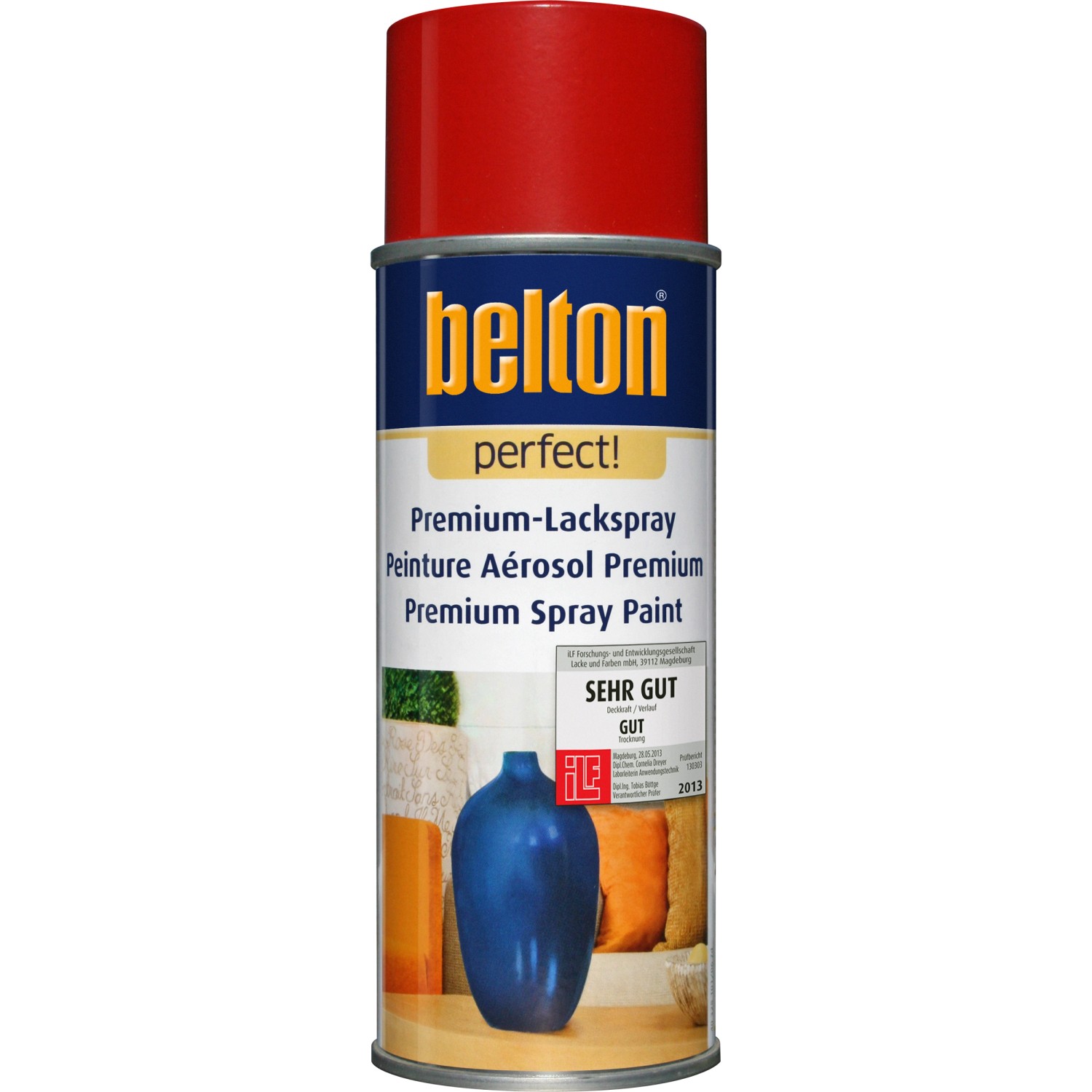 Belton Perfect Premium-Lackspray Rot seidenmatt 400 ml von belton