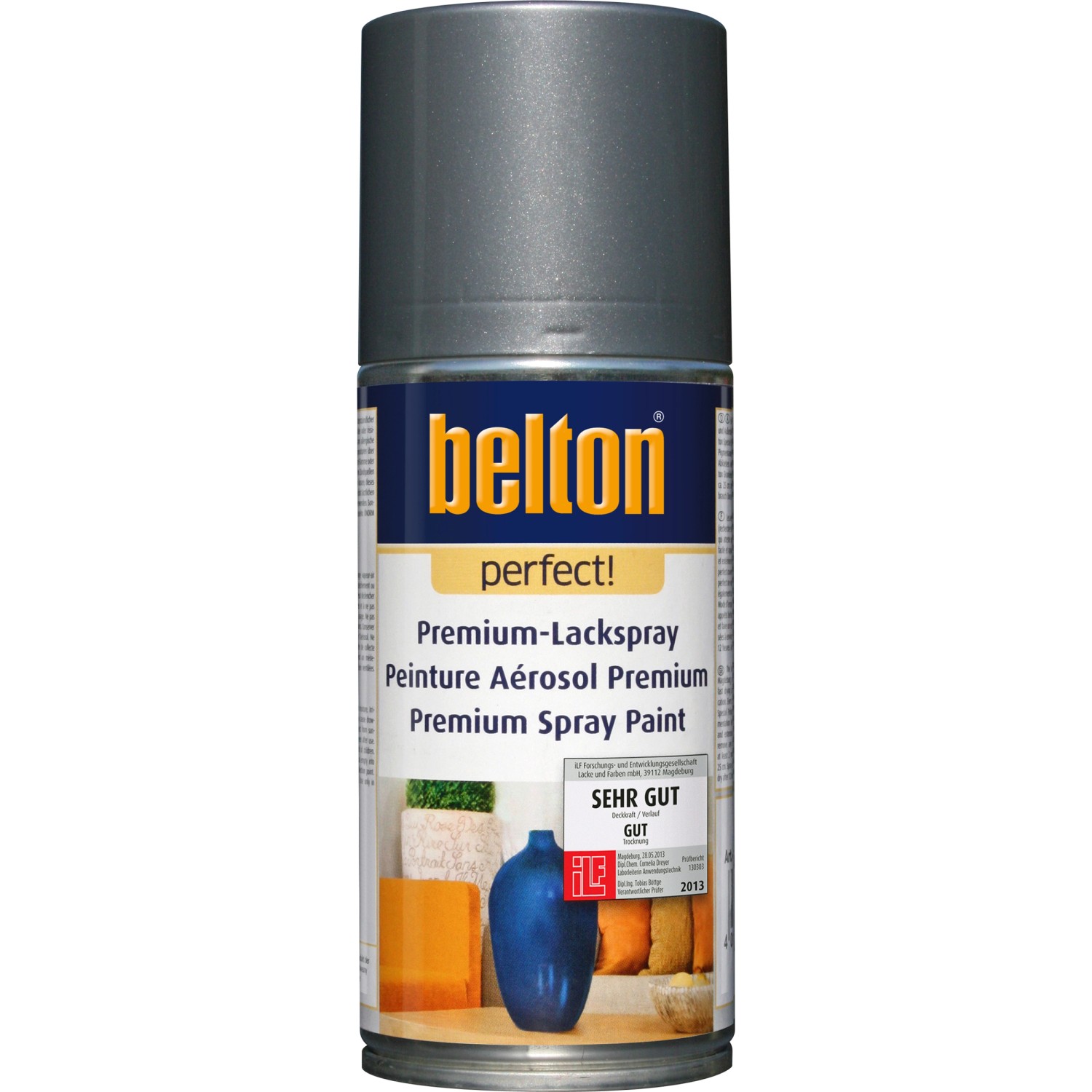 Belton Perfect Premium-Lackspray Silber glänzend 150 ml von belton