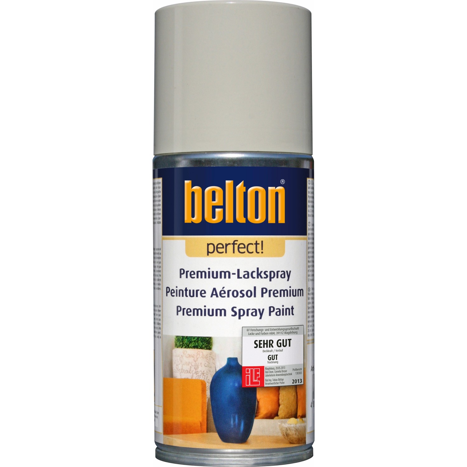 Belton Perfect Premium-Lackspray Weiß seidenmatt 150 ml von belton