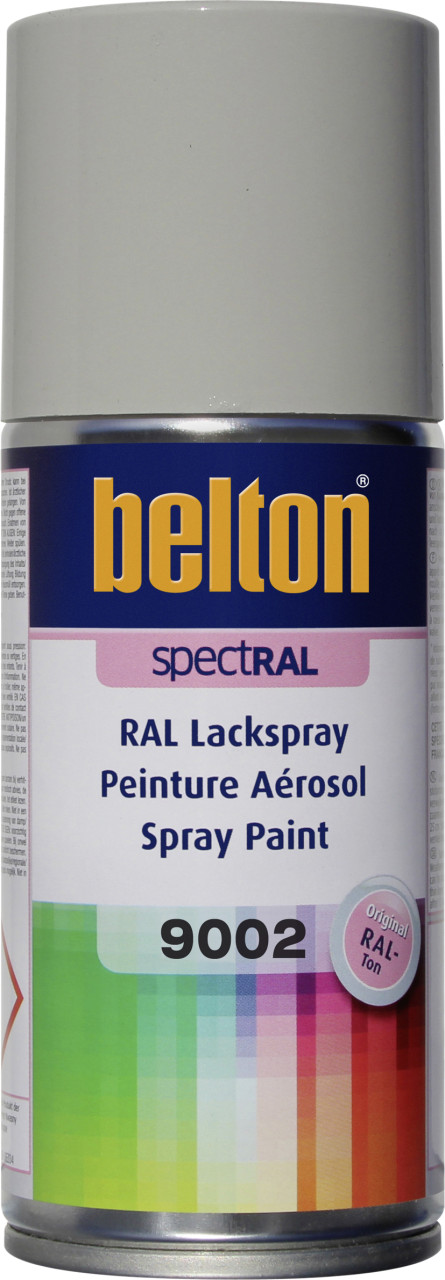 Belton Spectral Lackspray 150 ml grauweiß hochglänzend von belton