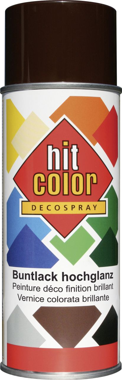 Belton Hitcolor Lackspray 400 ml schokobraun hochglanz von belton