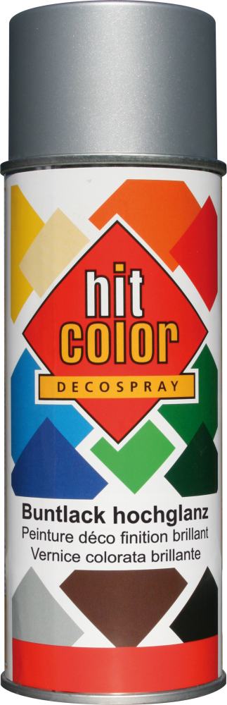 Belton Hitcolor Lackspray 400 ml weiß-aluminium hochglanz von belton