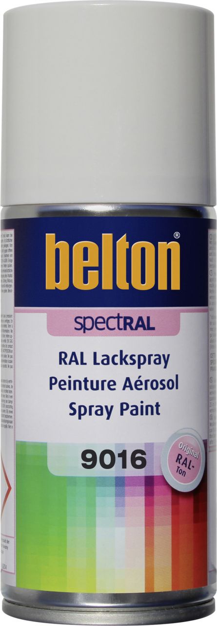 Belton Spectral Lackspray 150 ml verkehrsweiß hochglänzend von belton