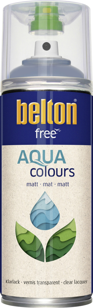 Belton free Lackspray Acryl-Wasserlack 400 ml Klarlack matt von belton