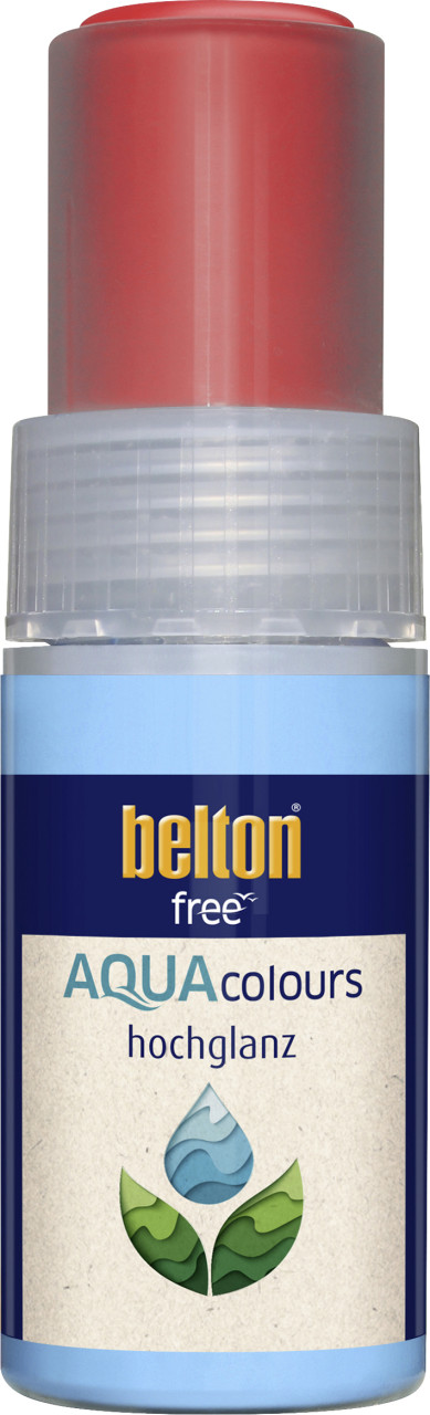 belton free Lackstift 9 ml feuerrot hochglänzend RAL 3000 von belton