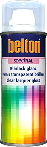 belton spectRAL Lackspray NC Klarlack farblos, glänzend, 400 ml - Profi-Qualität von belton