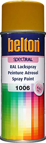 belton spectRAL Lackspray RAL 1006 maisgelb, glänzend, 400 ml - Profi-Qualität von belton