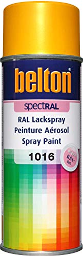 belton spectRAL Lackspray RAL 1016 schwefelgelb, glänzend, 400 ml - Profi-Qualität belton spectRAL Lackspray RAL 1016 schwefelgelb, glänzend, 400 ml - Profi-Qualität von belton