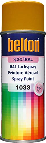 belton spectRAL Lackspray RAL 1033 dahliengelb, glänzend, 400 ml - Profi-Qualität von belton