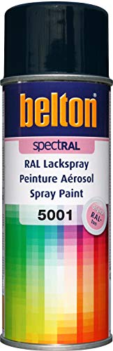 belton spectRAL Lackspray RAL 5001 gruenblau, glänzend, 400 ml - Profi-Qualität von belton