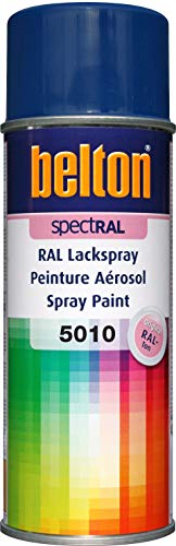 belton spectRAL Lackspray RAL 5010 enzianblau, glänzend, 400 ml - Profi-Qualität von belton